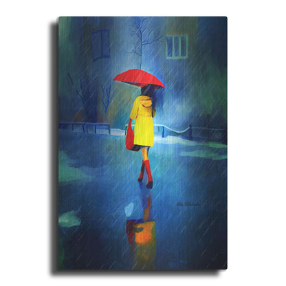 Luxe Metal Art 'Rainy Day' by Ata Alishahi, Metal Wall Art