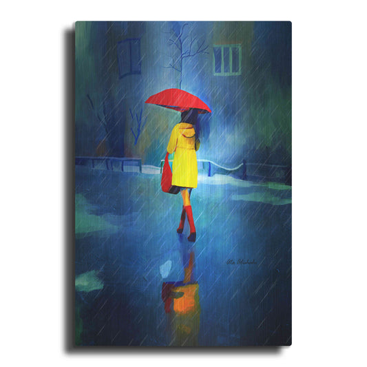 Luxe Metal Art 'Rainy Day' by Ata Alishahi, Metal Wall Art