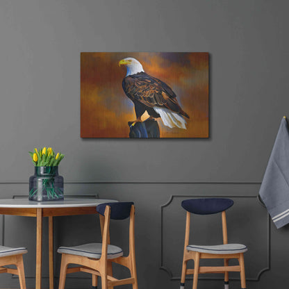 Luxe Metal Art 'The Eagle' by Ata Alishahi, Metal Wall Art,36x24