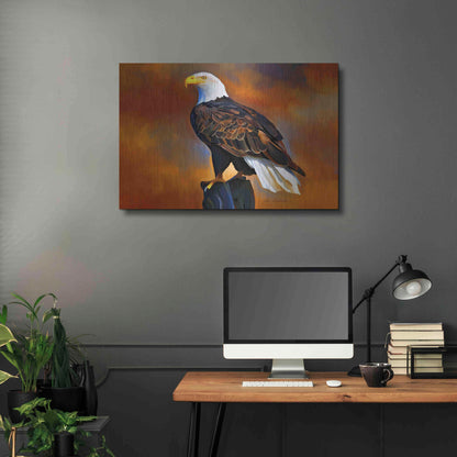 Luxe Metal Art 'The Eagle' by Ata Alishahi, Metal Wall Art,36x24