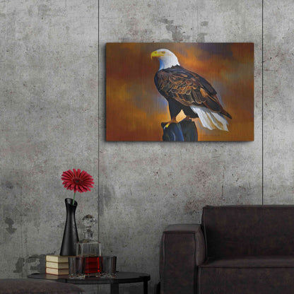 Luxe Metal Art 'The Eagle' by Ata Alishahi, Metal Wall Art,36x24