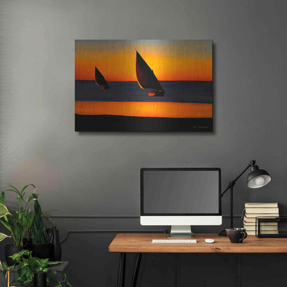 Luxe Metal Art 'Sunset' by Ata Alishahi, Metal Wall Art,36x24