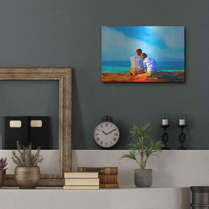 Luxe Metal Art 'A Day With You' by Ata Alishahi, Metal Wall Art,16x12