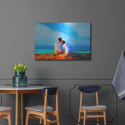 Luxe Metal Art 'A Day With You' by Ata Alishahi, Metal Wall Art,36x24