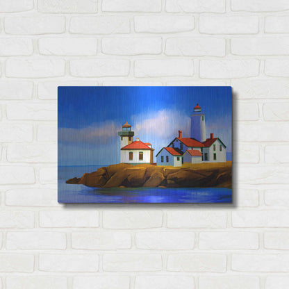 Luxe Metal Art 'Light House' by Ata Alishahi, Metal Wall Art,24x16