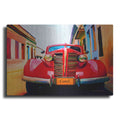 Luxe Metal Art 'Red Car' by Ata Alishahi, Metal Wall Art