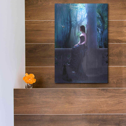 Luxe Metal Art 'Princess Castel' by Ata Alishahi, Metal Wall Art,12x16