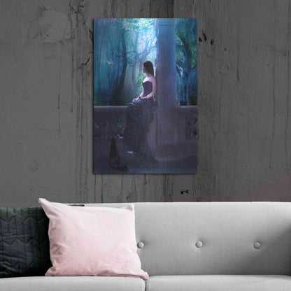 Luxe Metal Art 'Princess Castel' by Ata Alishahi, Metal Wall Art,24x36