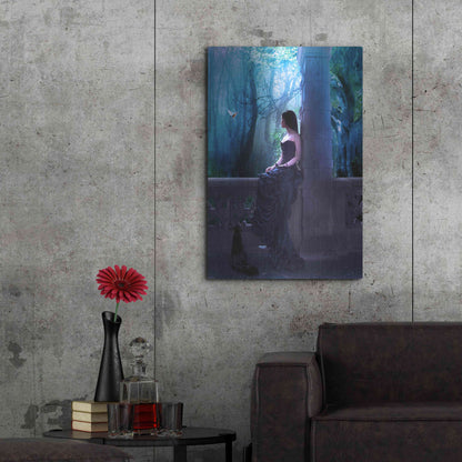 Luxe Metal Art 'Princess Castel' by Ata Alishahi, Metal Wall Art,24x36