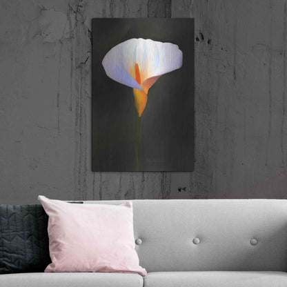 Luxe Metal Art 'Beautiful Flower' by Ata Alishahi, Metal Wall Art,24x36