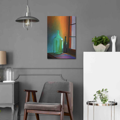 Luxe Metal Art 'Big Bottle' by Ata Alishahi, Metal Wall Art,16x24