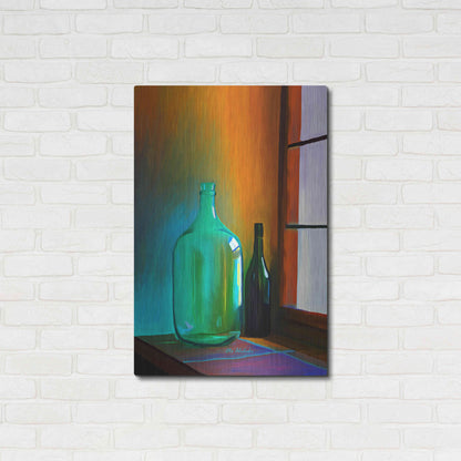 Luxe Metal Art 'Big Bottle' by Ata Alishahi, Metal Wall Art,24x36