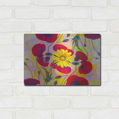 Luxe Metal Art 'Design H' by Ata Alishahi, Metal Wall Art,16x12