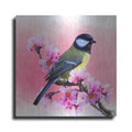 Luxe Metal Art 'Spring Bird 3A' by Ata Alishahi, Metal Wall Art