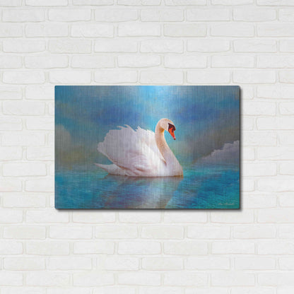 Luxe Metal Art 'Swab 8B' by Ata Alishahi, Metal Wall Art,36x24