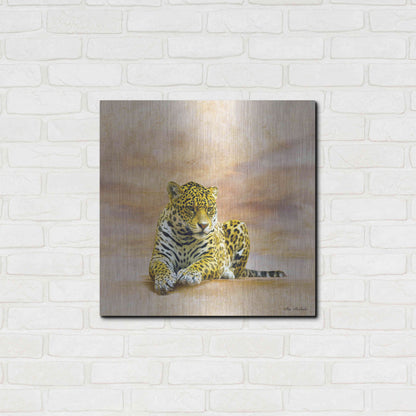 Luxe Metal Art 'The Leopard 2A' by Ata Alishahi, Metal Wall Art,24x24