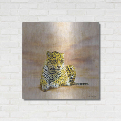 Luxe Metal Art 'The Leopard 2A' by Ata Alishahi, Metal Wall Art,36x36