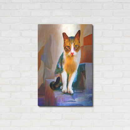 Luxe Metal Art 'Cat 1A' by Ata Alishahi, Metal Wall Art,24x36