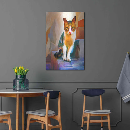 Luxe Metal Art 'Cat 1A' by Ata Alishahi, Metal Wall Art,24x36