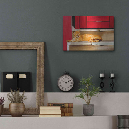 Luxe Metal Art 'Cat 2A' by Ata Alishahi, Metal Wall Art,16x12