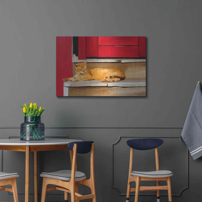 Luxe Metal Art 'Cat 2A' by Ata Alishahi, Metal Wall Art,36x24