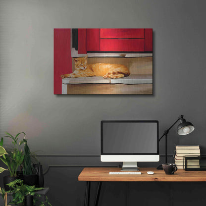 Luxe Metal Art 'Cat 2A' by Ata Alishahi, Metal Wall Art,36x24