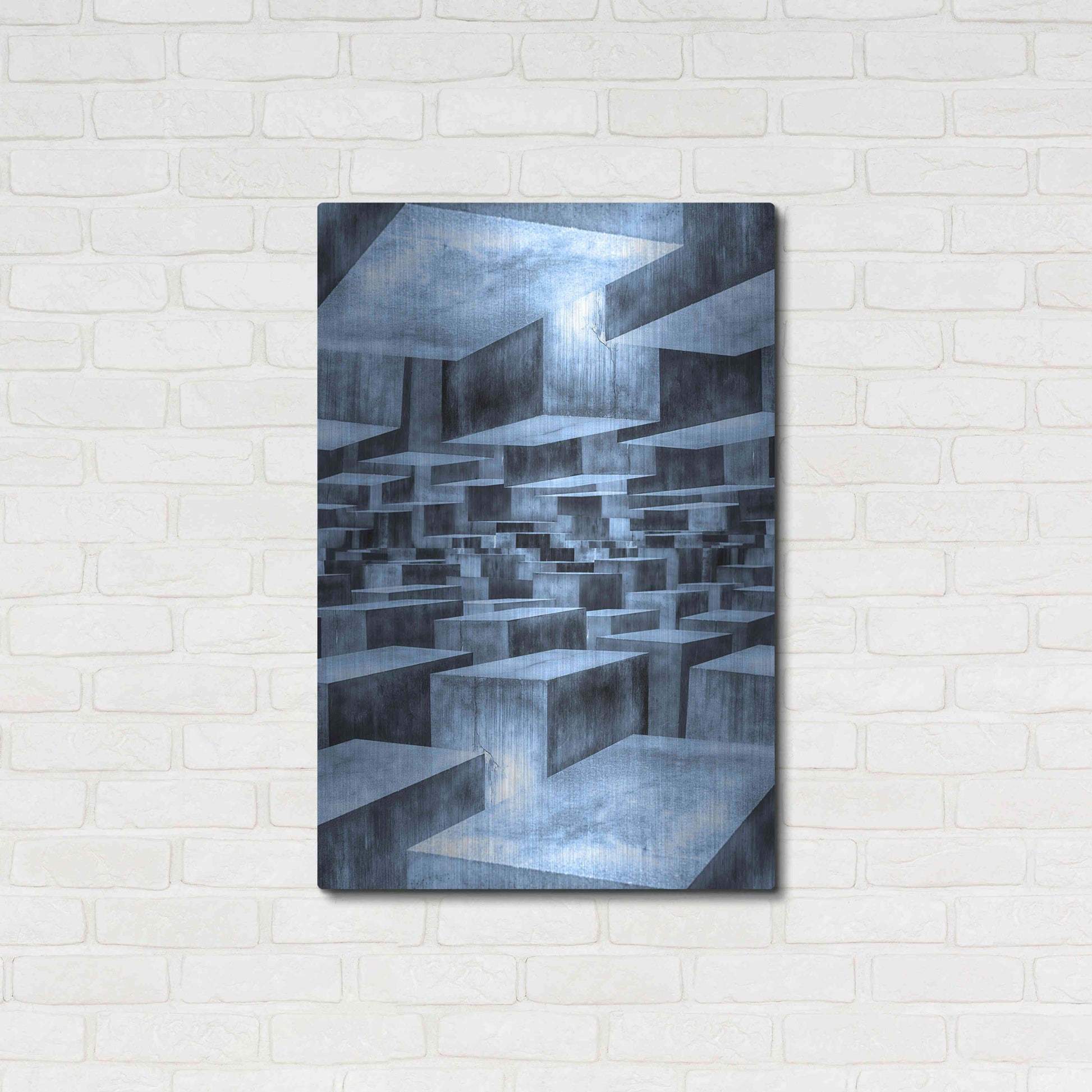 Luxe Metal Art 'No Way Out' by Ata Alishahi, Metal Wall Art,24x36