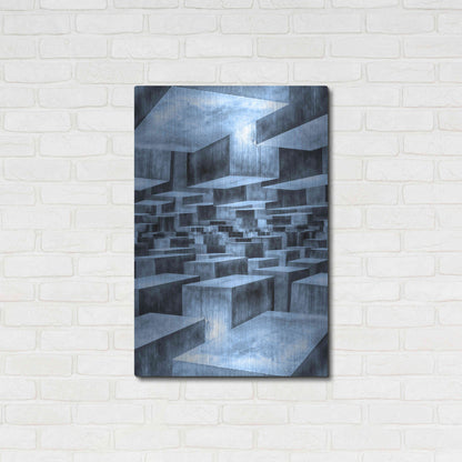 Luxe Metal Art 'No Way Out' by Ata Alishahi, Metal Wall Art,24x36