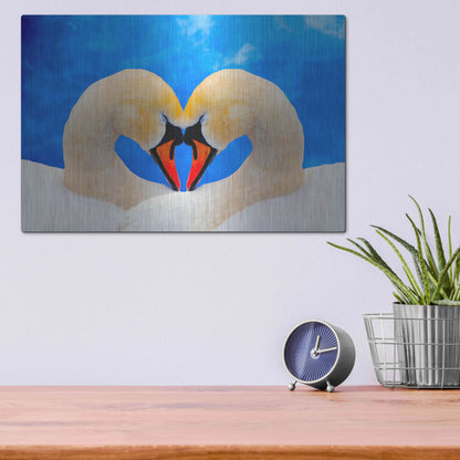 Luxe Metal Art 'Soul mate' by Ata Alishahi, Metal Wall Art,16x12