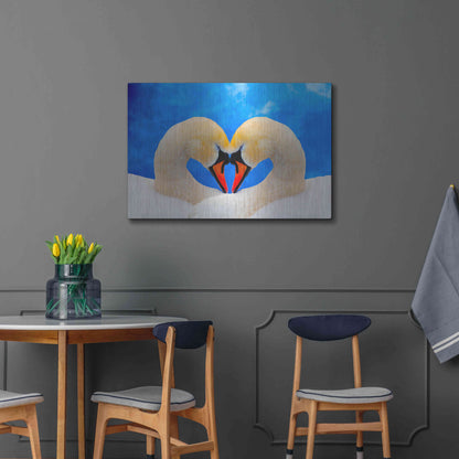 Luxe Metal Art 'Soul mate' by Ata Alishahi, Metal Wall Art,36x24