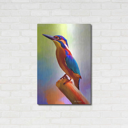 Luxe Metal Art 'Tiny Bird' by Ata Alishahi, Metal Wall Art,24x36