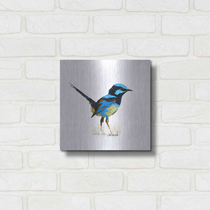 Luxe Metal Art 'Bird Collection 21' by Ata Alishahi, Metal Wall Art,12x12