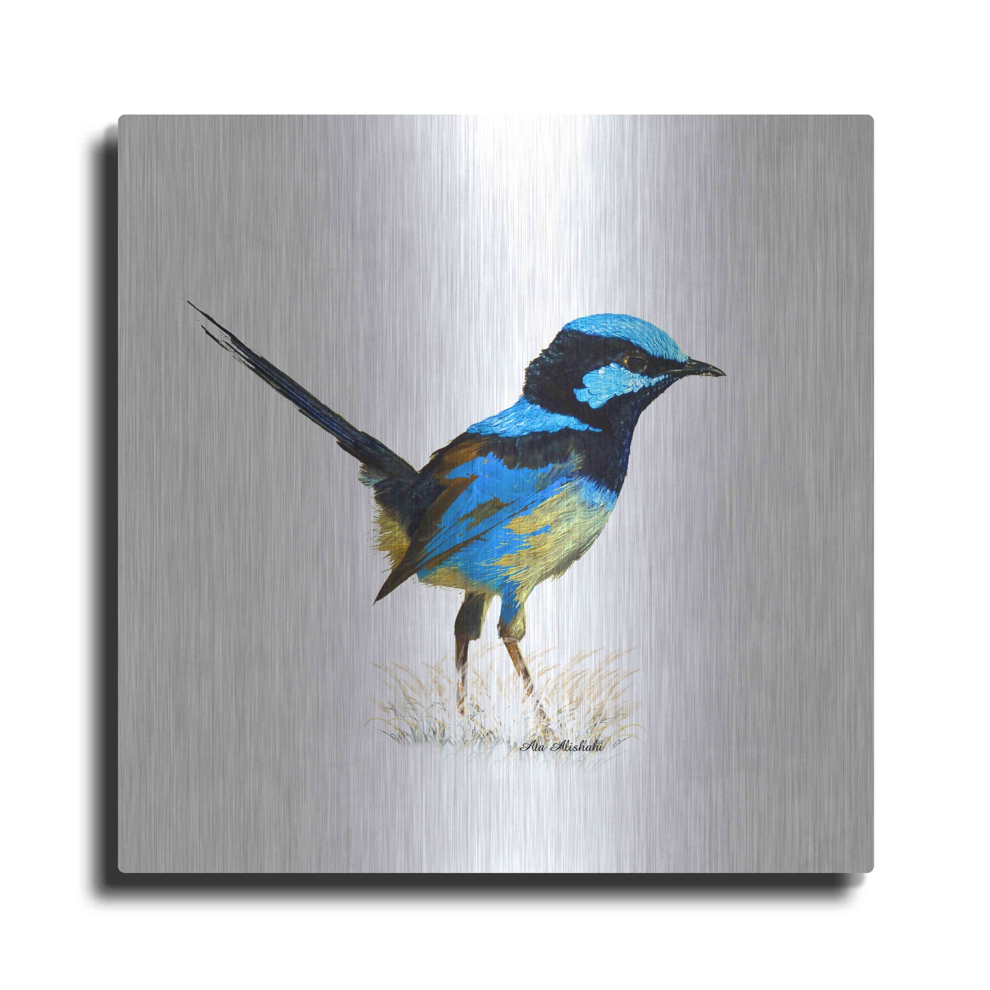 Luxe Metal Art 'Bird Collection 21' by Ata Alishahi, Metal Wall Art