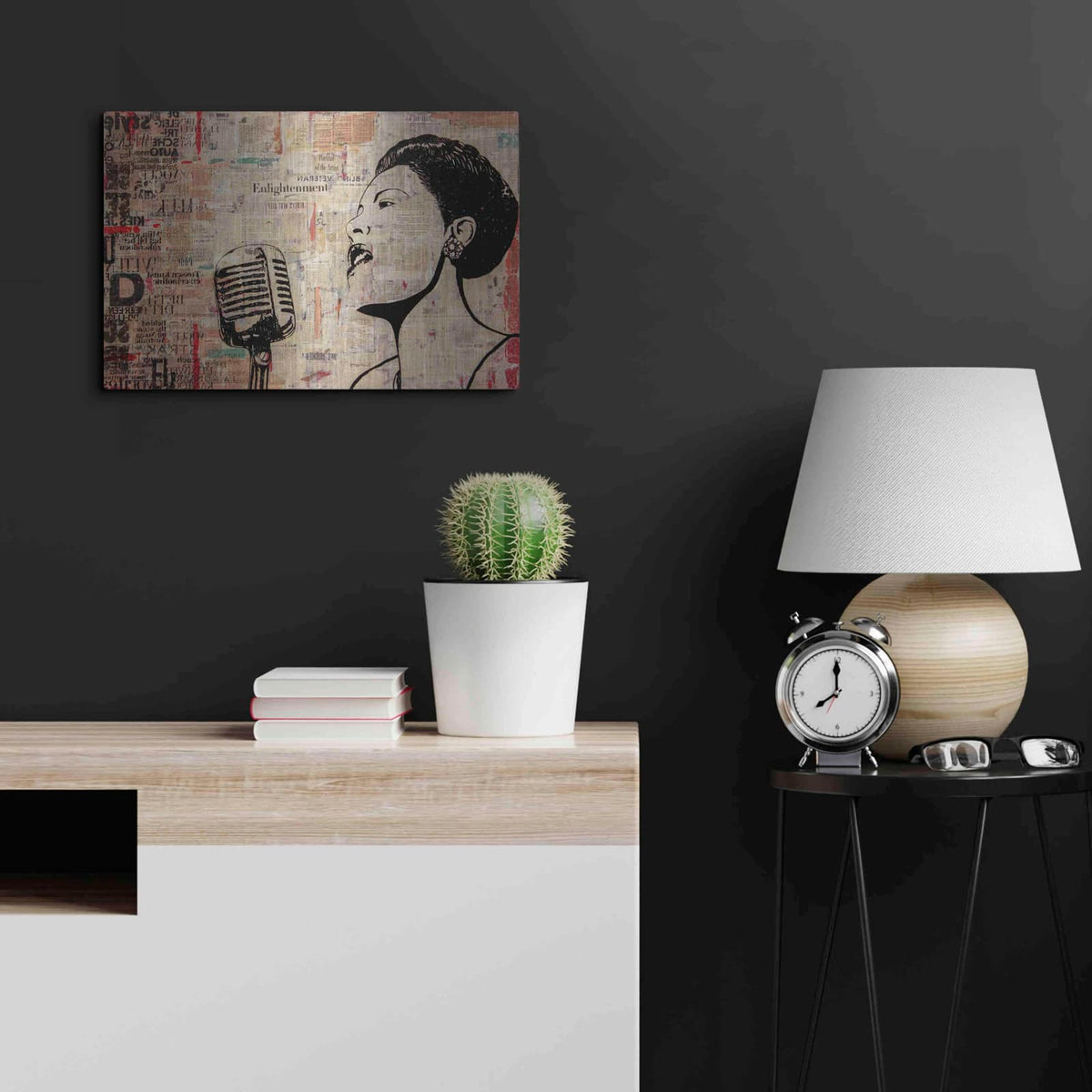 'Lady Day' by DB Waterman – Metal Wall Art, 24x16 room view