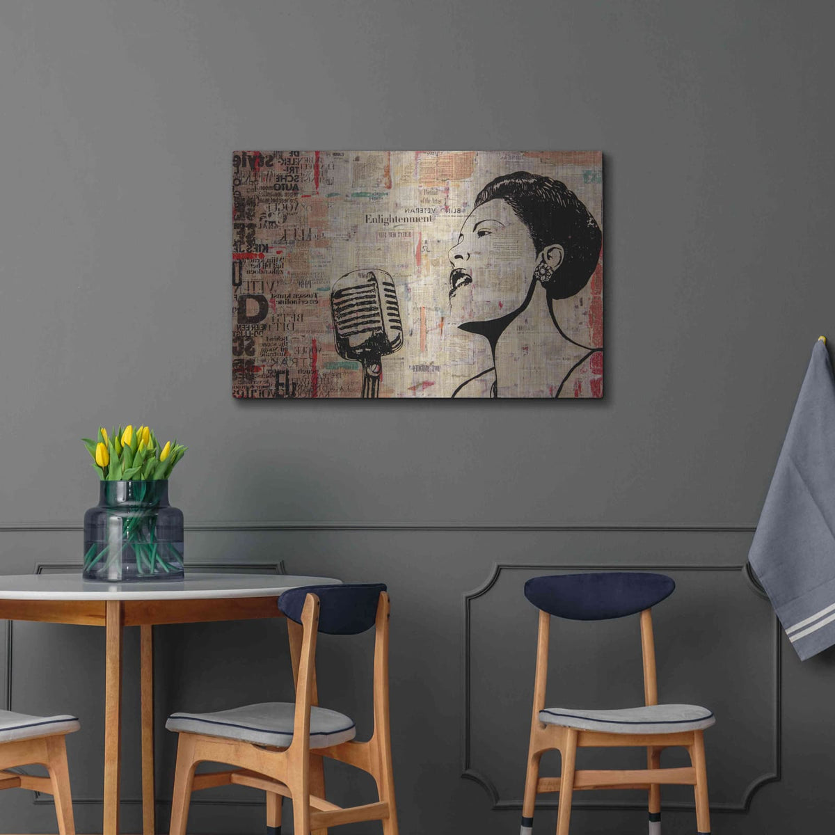 'Lady Day' by DB Waterman – Metal Wall Art, 36x24 room view