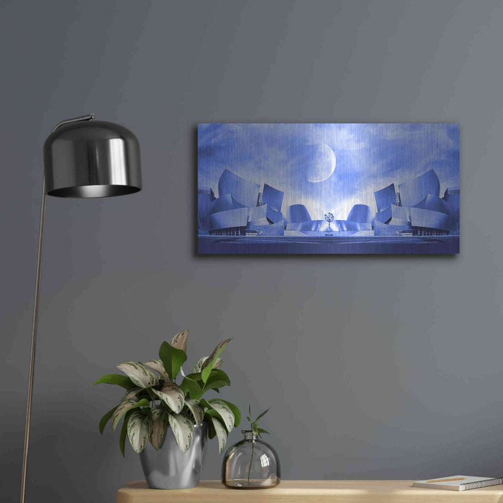 Luxe Metal Art 'Nature Collection 25' by Ata Alishahi, Metal Wall Art,24x12