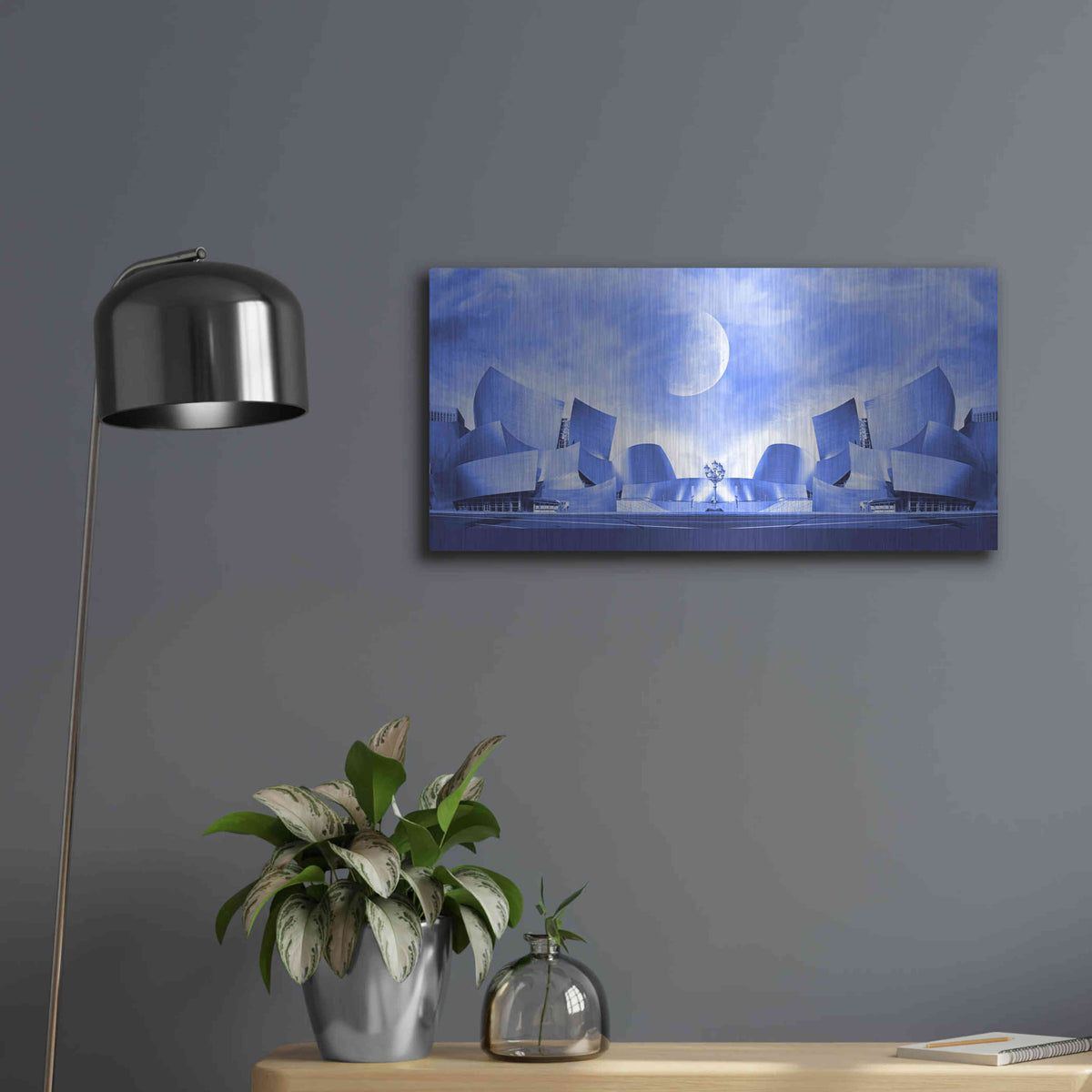 Luxe Metal Art 'Nature Collection 25' by Ata Alishahi, Metal Wall Art,24x12
