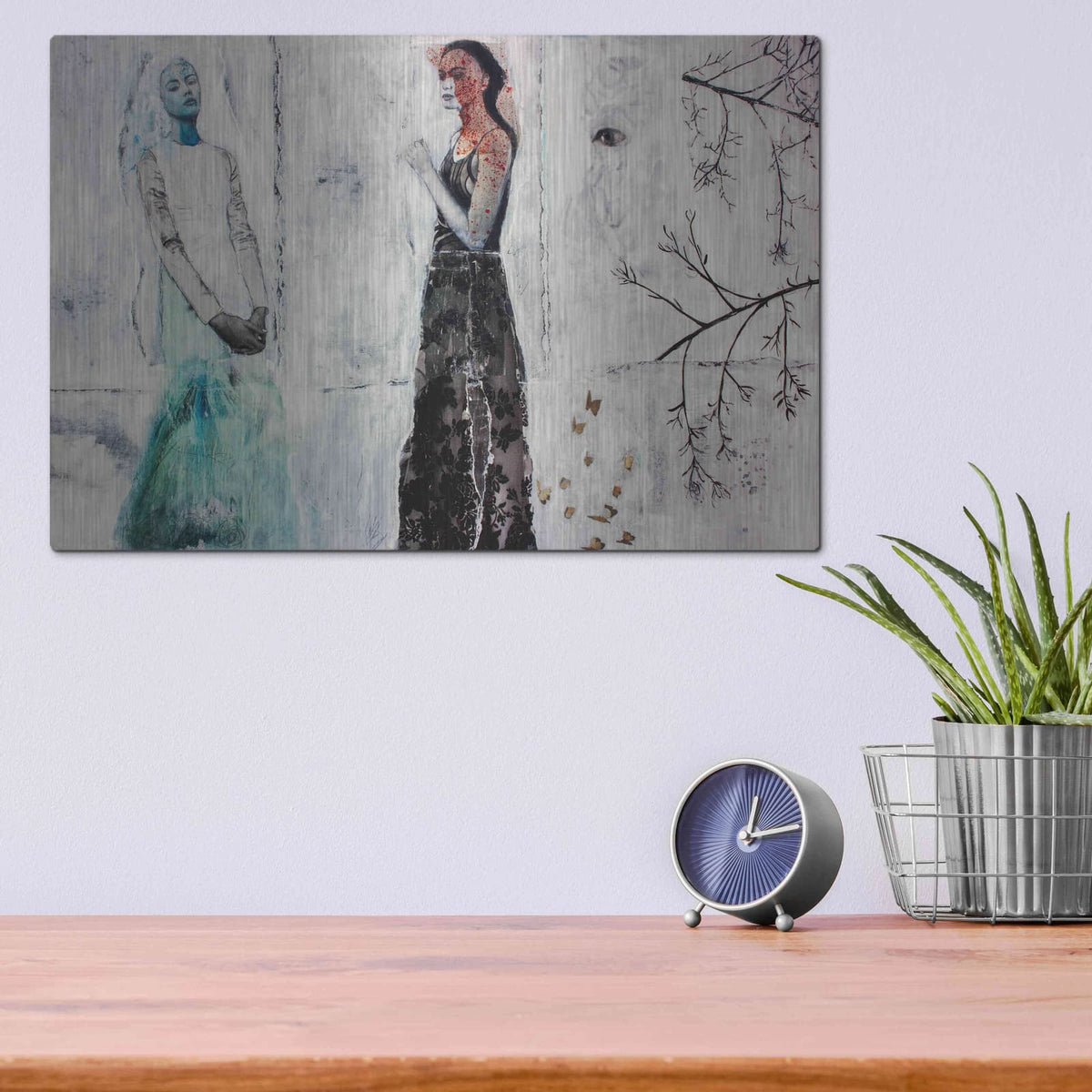 'Ice Queens Print' by DB Waterman – Metal Wall Art, 16x12 room view