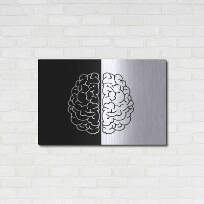 Luxe Metal Art 'Light And Dark' by Ata Alishahi, Metal Wall Art,36x24