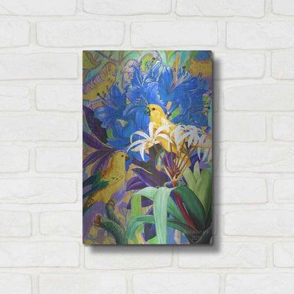 Luxe Metal Art 'Bird Kingdom 2' by Ata Alishahi, Metal Wall Art,12x16