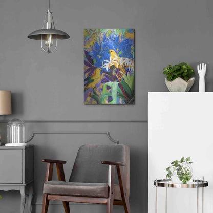 Luxe Metal Art 'Bird Kingdom 2' by Ata Alishahi, Metal Wall Art,16x24