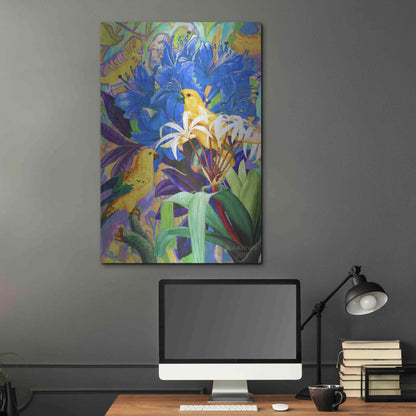 Luxe Metal Art 'Bird Kingdom 2' by Ata Alishahi, Metal Wall Art,24x36