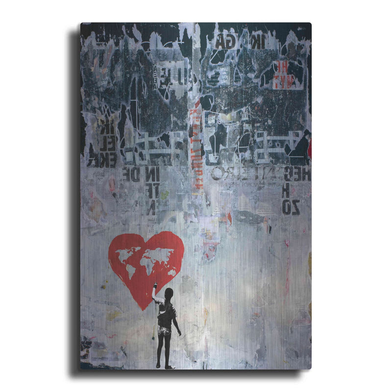 'Wild World' by DB Waterman – Metal Wall Art