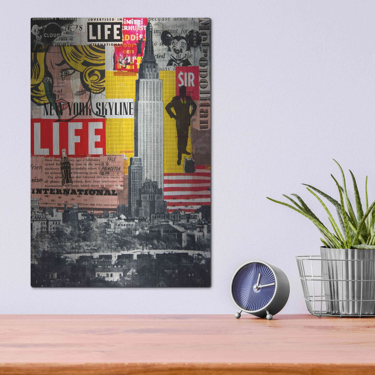 'It'S Hanging In The Air' by DB Waterman – Metal Wall Art, 12x16 room view