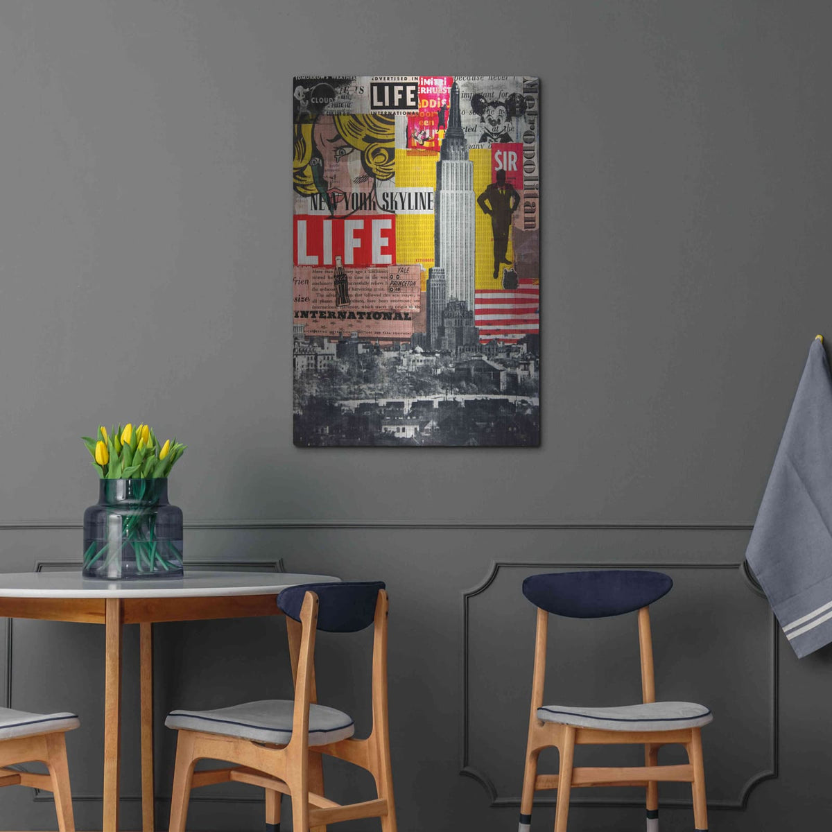 'It'S Hanging In The Air' by DB Waterman – Metal Wall Art, 24x36 room view