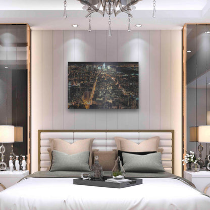 Luxe Metal Art 'That New York Feeling' by Natalie Mikaels, Metal Wall Art,36x24