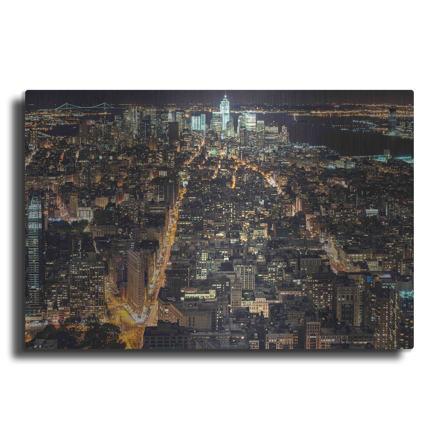 Luxe Metal Art 'That New York Feeling' by Natalie Mikaels, Metal Wall Art