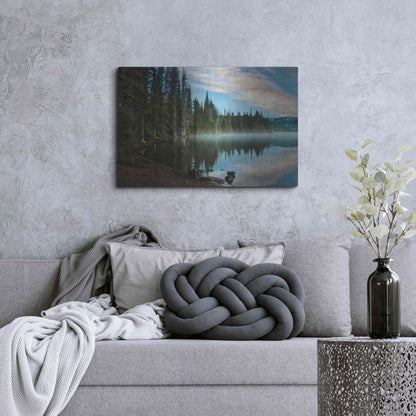 Luxe Metal Art 'Rising Mist' by Natalie Mikaels, Metal Wall Art,36x24