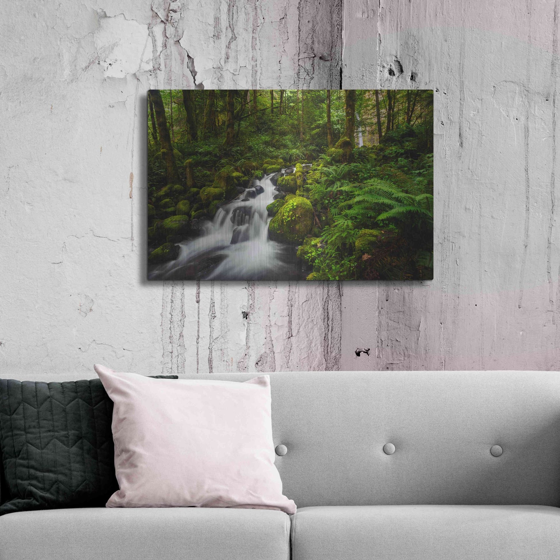 Luxe Metal Art 'Moment In Nature' by Natalie Mikaels, Metal Wall Art,36x24