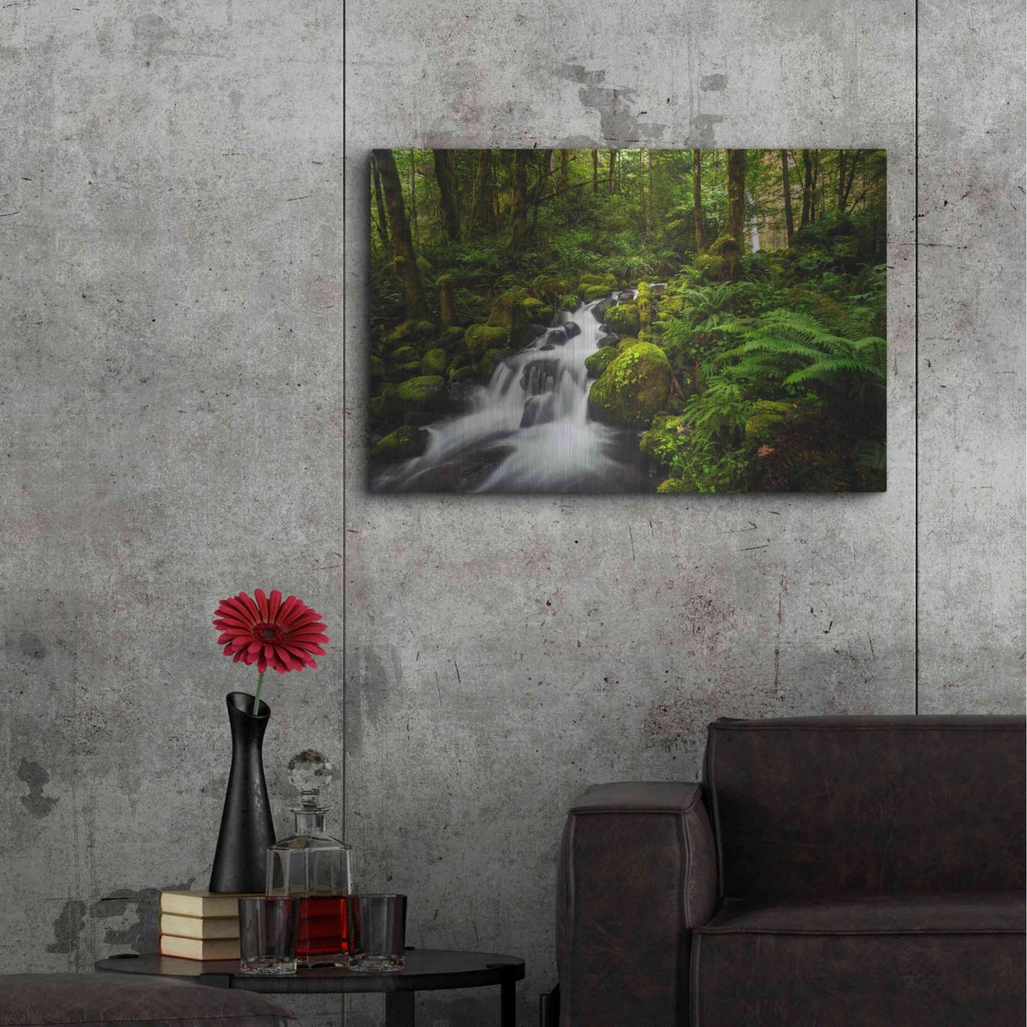 Luxe Metal Art 'Moment In Nature' by Natalie Mikaels, Metal Wall Art,36x24